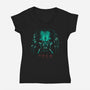 The Jungle is Alive-womens v-neck tee-albertocubatas