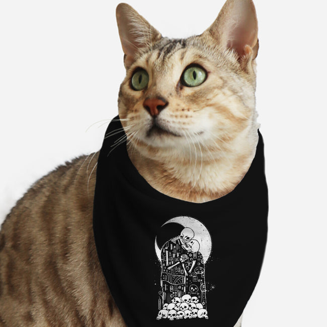 The Kiss of Death-cat bandana pet collar-vp021