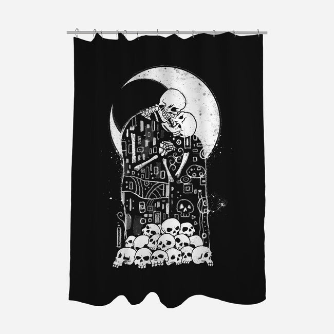 The Kiss of Death-none polyester shower curtain-vp021