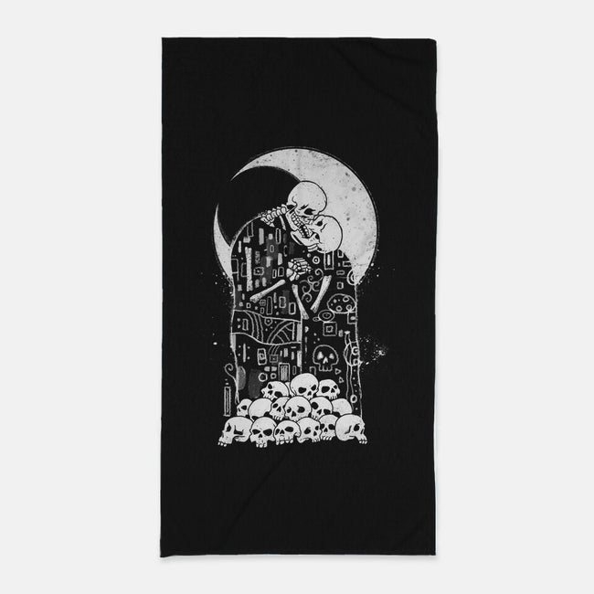 The Kiss of Death-none beach towel-vp021