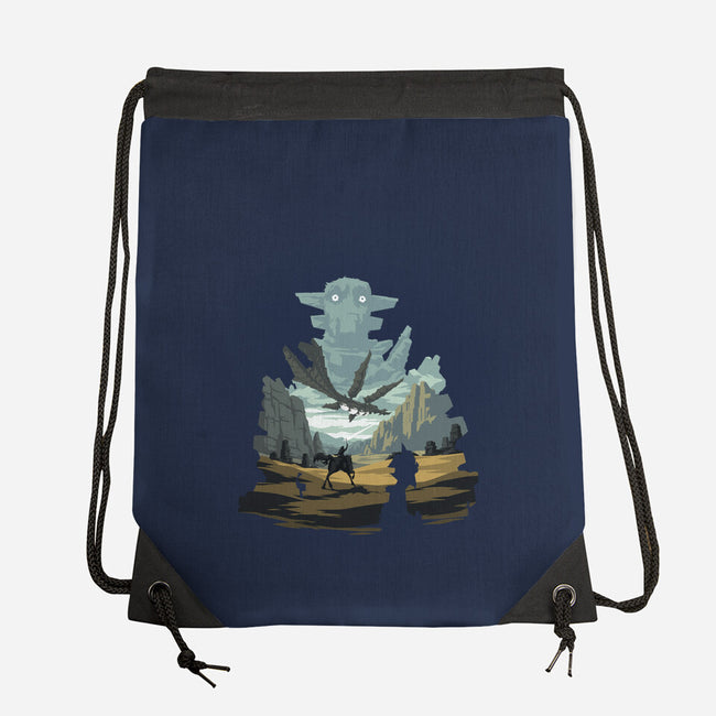 The Knight-none drawstring bag-PencilMonkey