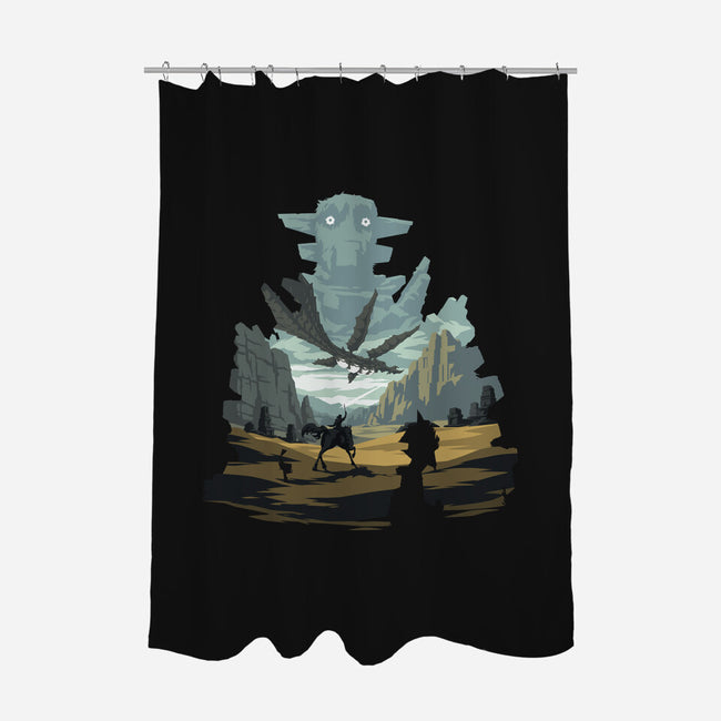 The Knight-none polyester shower curtain-PencilMonkey