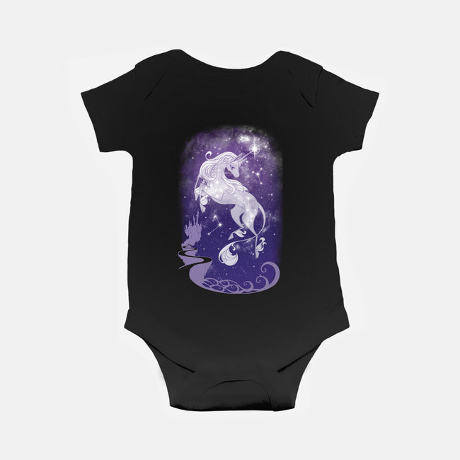 The Last Starry Sky-baby basic onesie-ChocolateRaisinFury