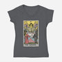 The Lovers-womens v-neck tee-FunTimesTees