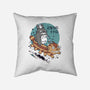 The Neighbors Antics-none non-removable cover w insert throw pillow-vp021