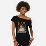 The Neighbor's Attack-womens off shoulder tee-vp021