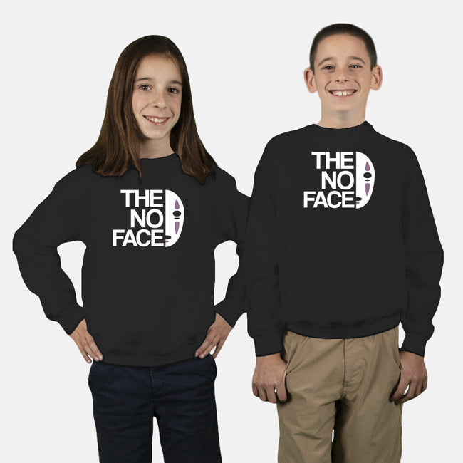 The No Face-youth crew neck sweatshirt-troeks