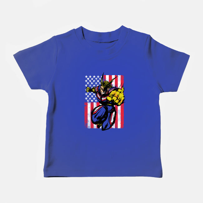 The Number One Hero!-baby basic tee-Genesis993