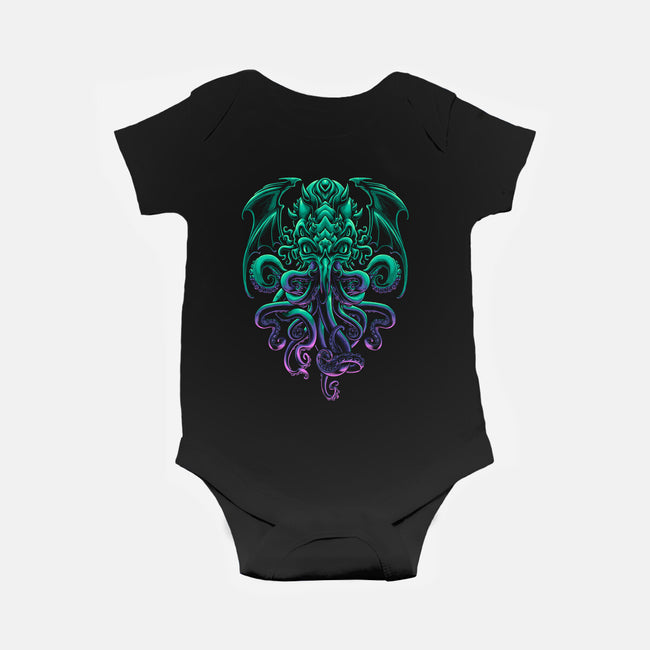 The Old God of R'lyeh-baby basic onesie-Angoes25