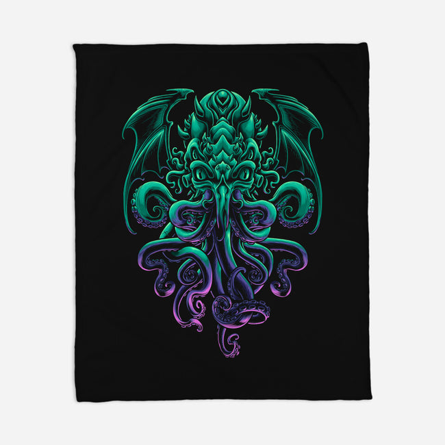 The Old God of R'lyeh-none fleece blanket-Angoes25