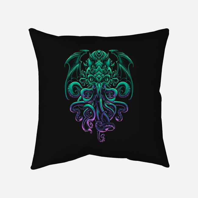 The Old God of R'lyeh-none removable cover w insert throw pillow-Angoes25