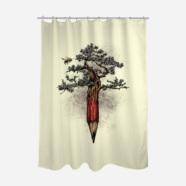 The Origin-none polyester shower curtain-jun087