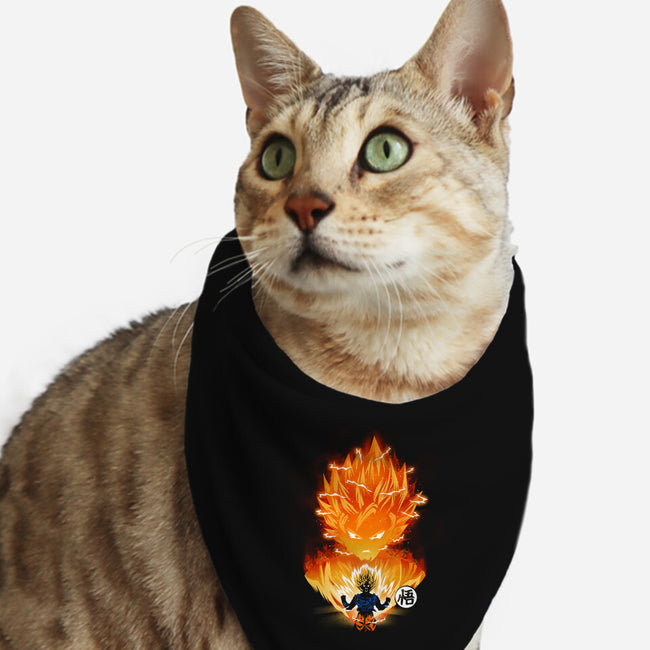 The Original Super Saiyan-cat bandana pet collar-dandingeroz