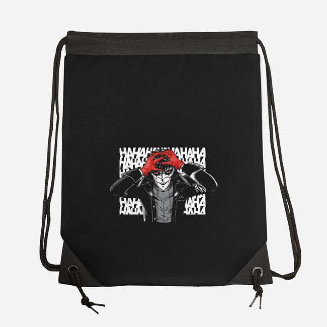The Phantom Joke-none drawstring bag-paulagarcia