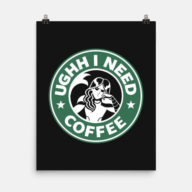 The Power of Coffee-none matte poster-ariaxe