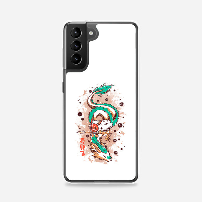 The Princess and the Dragon-samsung snap phone case-ilustrata