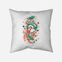 The Princess and the Dragon-none non-removable cover w insert throw pillow-ilustrata
