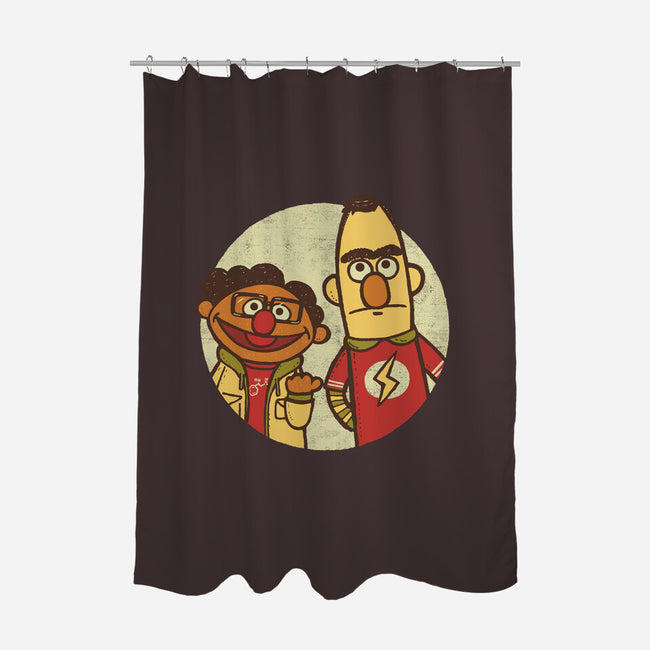 The Puppet Paradox-none polyester shower curtain-Wenceslao A Romero