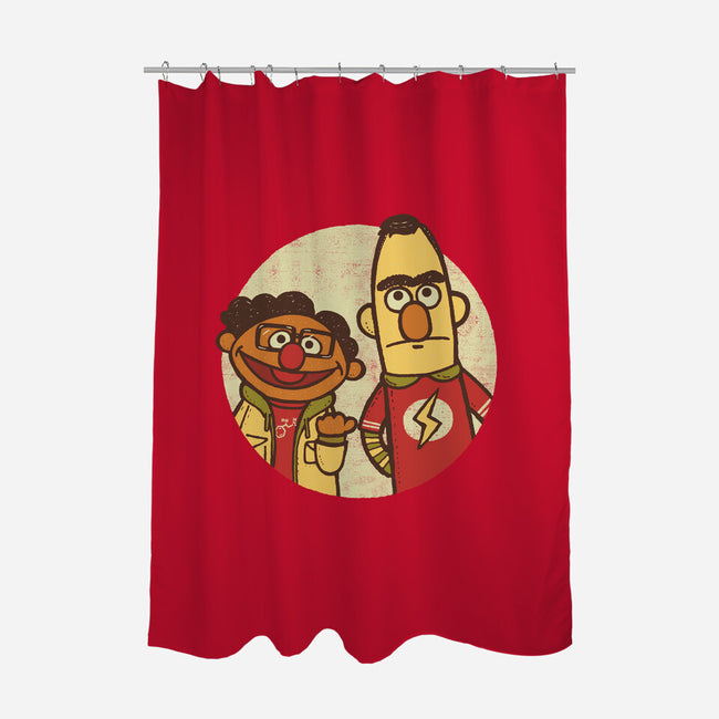 The Puppet Paradox-none polyester shower curtain-Wenceslao A Romero