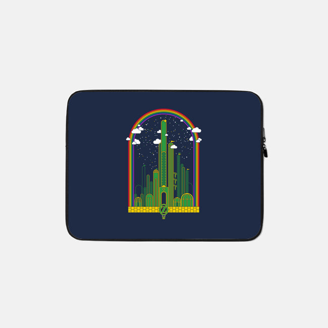 The Rainbow at the End of The Road-none zippered laptop sleeve-thom2maro