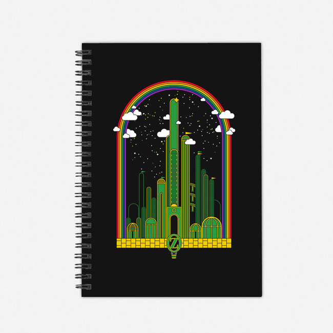 The Rainbow at the End of The Road-none dot grid notebook-thom2maro