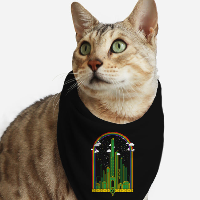 The Rainbow at the End of The Road-cat bandana pet collar-thom2maro