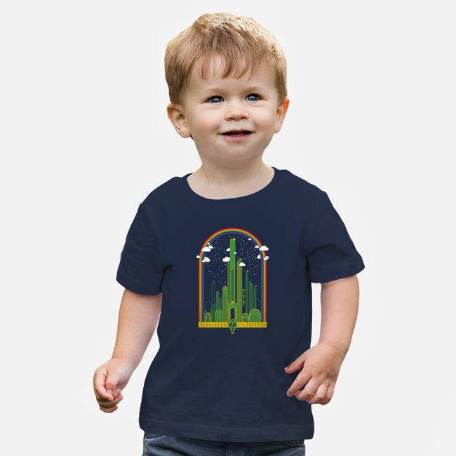 The Rainbow at the End of The Road-baby basic tee-thom2maro