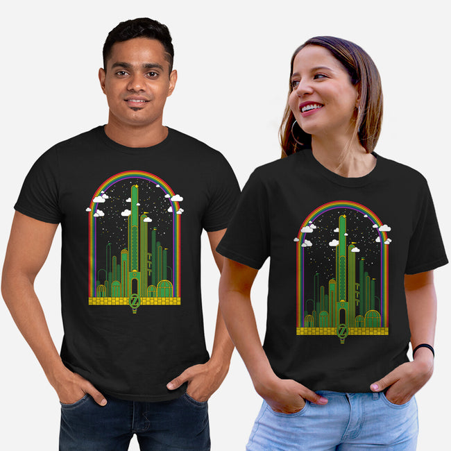 The Rainbow at the End of The Road-unisex basic tee-thom2maro