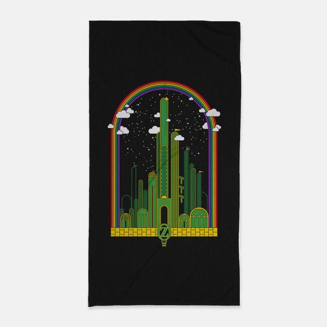 The Rainbow at the End of The Road-none beach towel-thom2maro