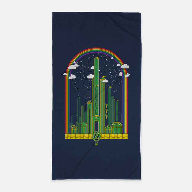 The Rainbow at the End of The Road-none beach towel-thom2maro