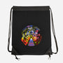 The Rainbow Road-none drawstring bag-troeks