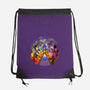 The Rainbow Road-none drawstring bag-troeks