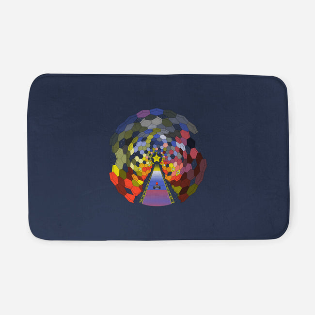 The Rainbow Road-none memory foam bath mat-troeks