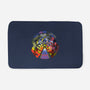 The Rainbow Road-none memory foam bath mat-troeks