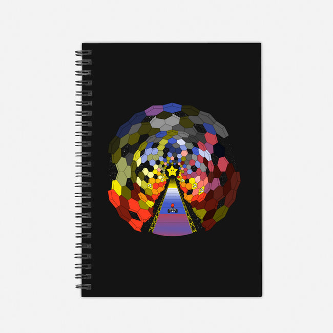 The Rainbow Road-none dot grid notebook-troeks