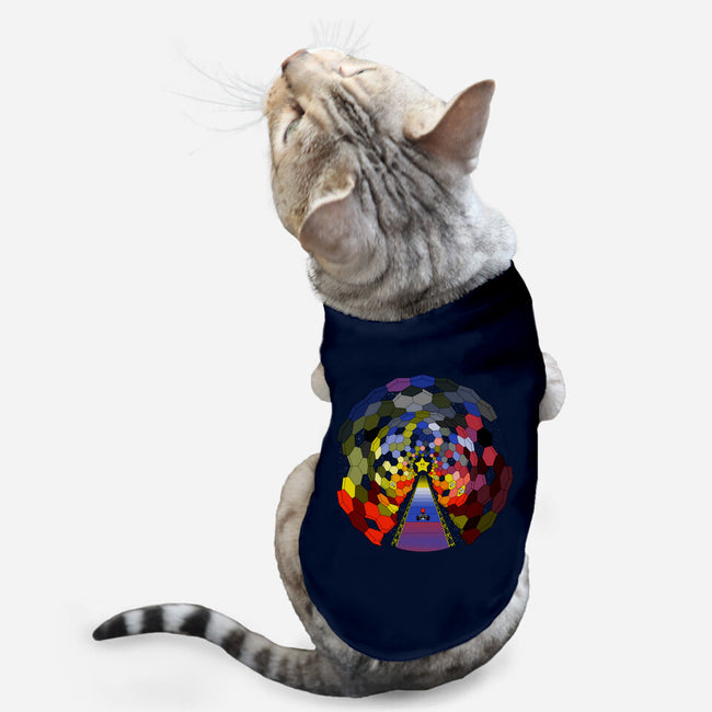 The Rainbow Road-cat basic pet tank-troeks