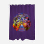 The Rainbow Road-none polyester shower curtain-troeks