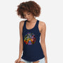 The Rainbow Road-womens racerback tank-troeks