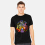 The Rainbow Road-mens heavyweight tee-troeks