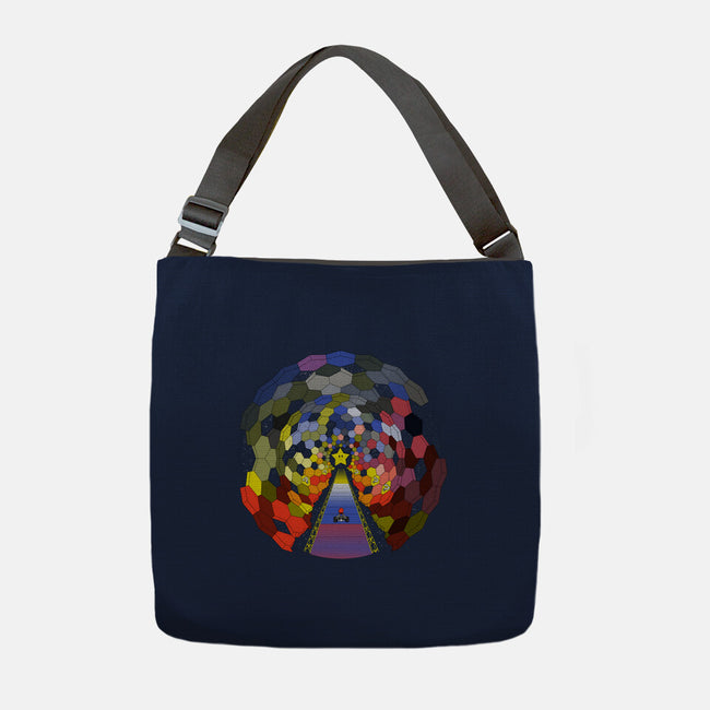 The Rainbow Road-none adjustable tote-troeks