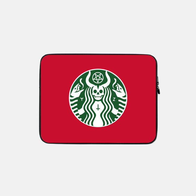 The Red Cup-none zippered laptop sleeve-Florey