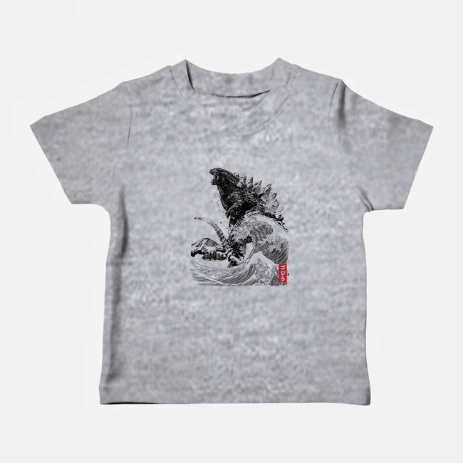 The Rise of Gojira-baby basic tee-DrMonekers