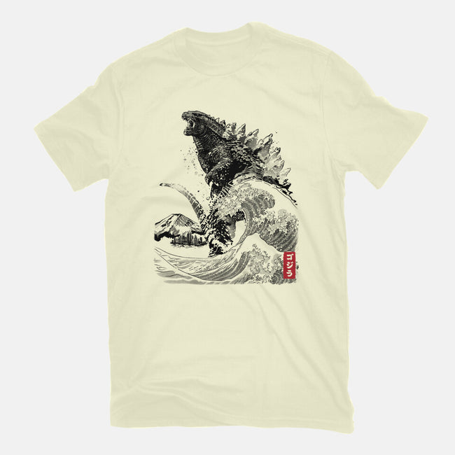 The Rise of Gojira-womens basic tee-DrMonekers