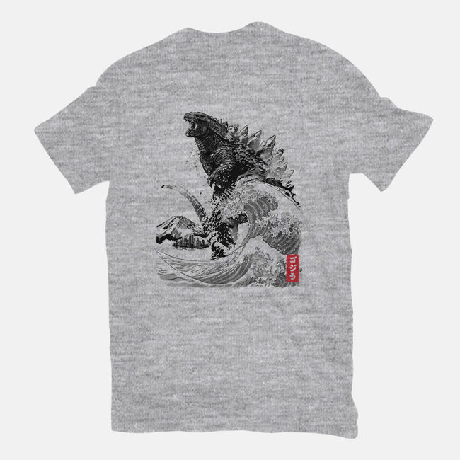 The Rise of Gojira-womens basic tee-DrMonekers