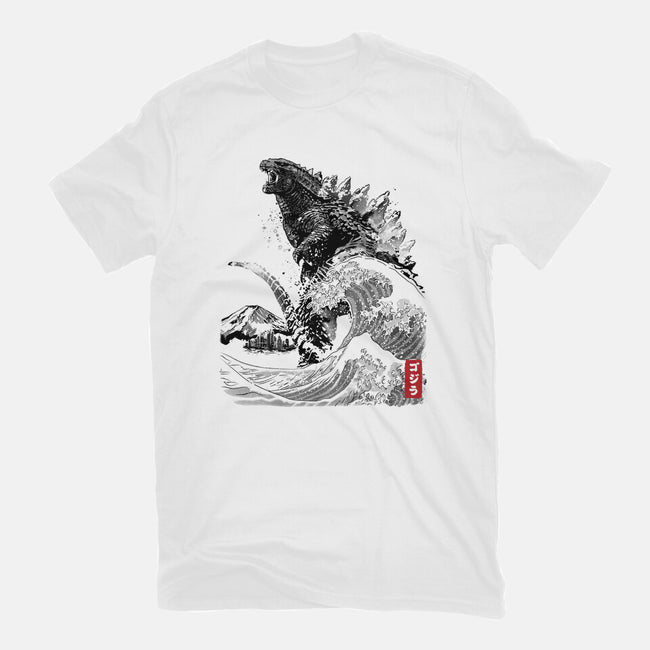 The Rise of Gojira-womens basic tee-DrMonekers