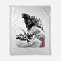 The Rise of Gojira-none fleece blanket-DrMonekers