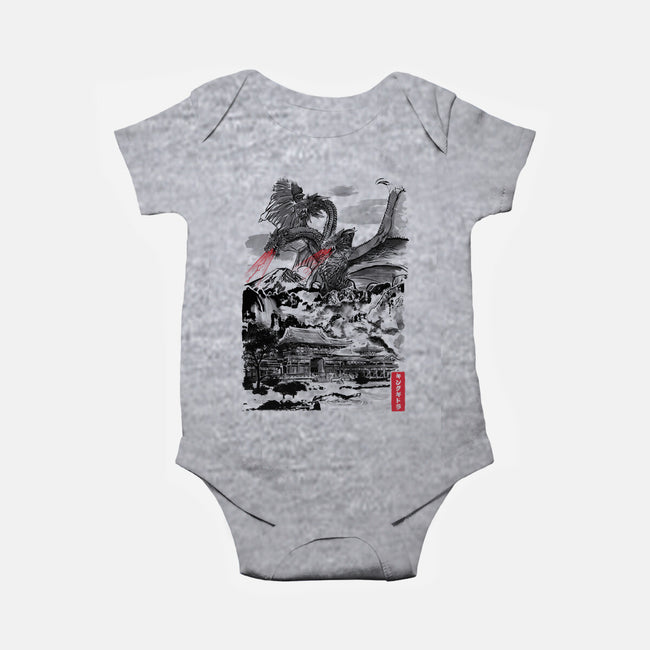 The Rise of the King of Terror-baby basic onesie-DrMonekers