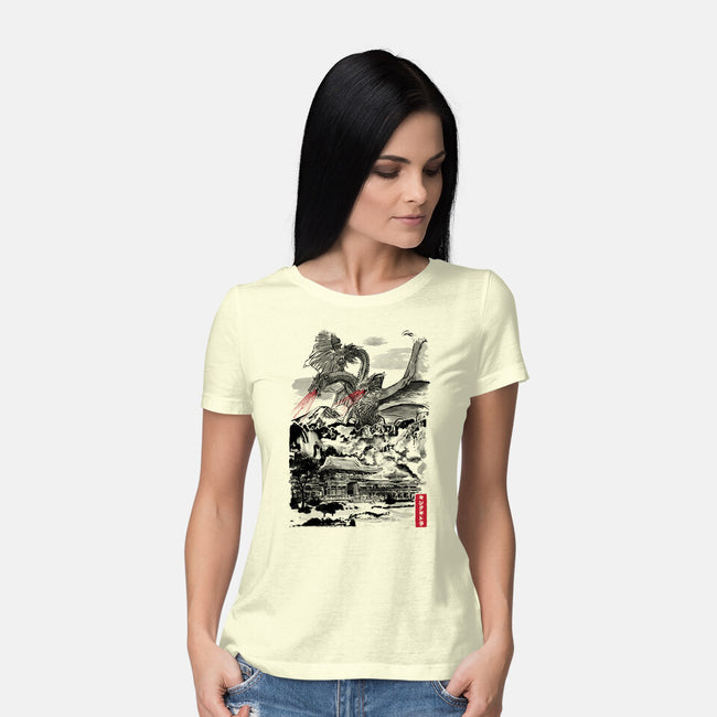 The Rise of the King of Terror-womens basic tee-DrMonekers