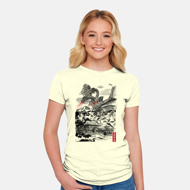 The Rise of the King of Terror-womens fitted tee-DrMonekers
