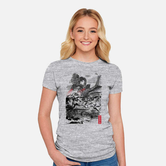The Rise of the King of Terror-womens fitted tee-DrMonekers